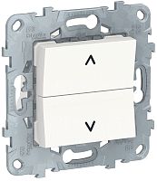 Выключатель жалюзи без фиксации без рамки Schneider Electric Unica New 2-кл. белый картинка